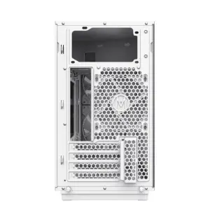 Корпус GAMEMAX Micro ATX без блока живлення, білий, загарт товане скло, Mini Tower, M-ATX(200mm), Mini ITX F36 WH UA