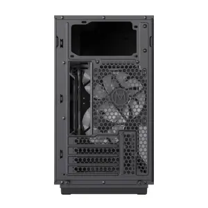 Корпус GAMEMAX Micro ATX без блока живлення, чорний, загар товане скло, Mini Tower, M-ATX(200mm), Mini ITX F36 BK UA