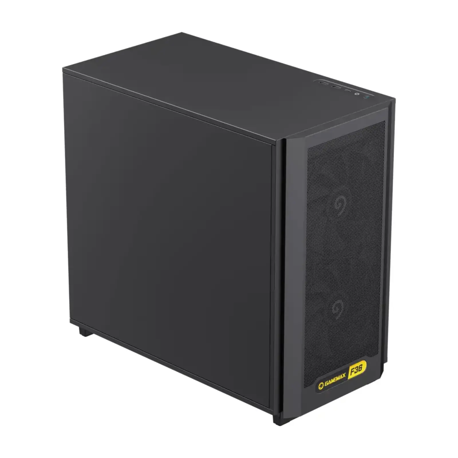 Корпус GAMEMAX Micro ATX без блока живлення, чорний, Mini Tower , M-ATX(200mm), Mini ITX F36 Dark UA