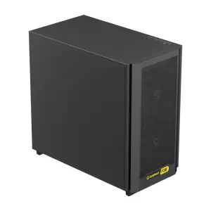 Корпус GAMEMAX Micro ATX без блока живлення, чорний, Mini Tower , M-ATX(200mm), Mini ITX F36 Dark UA