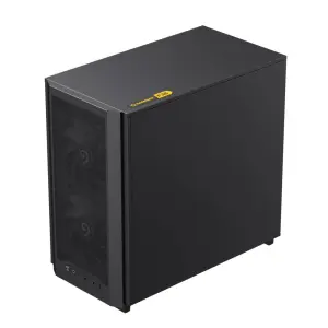 Корпус GAMEMAX Micro ATX без блока живлення, чорний, Mini Tower , M-ATX(200mm), Mini ITX F36 Dark UA