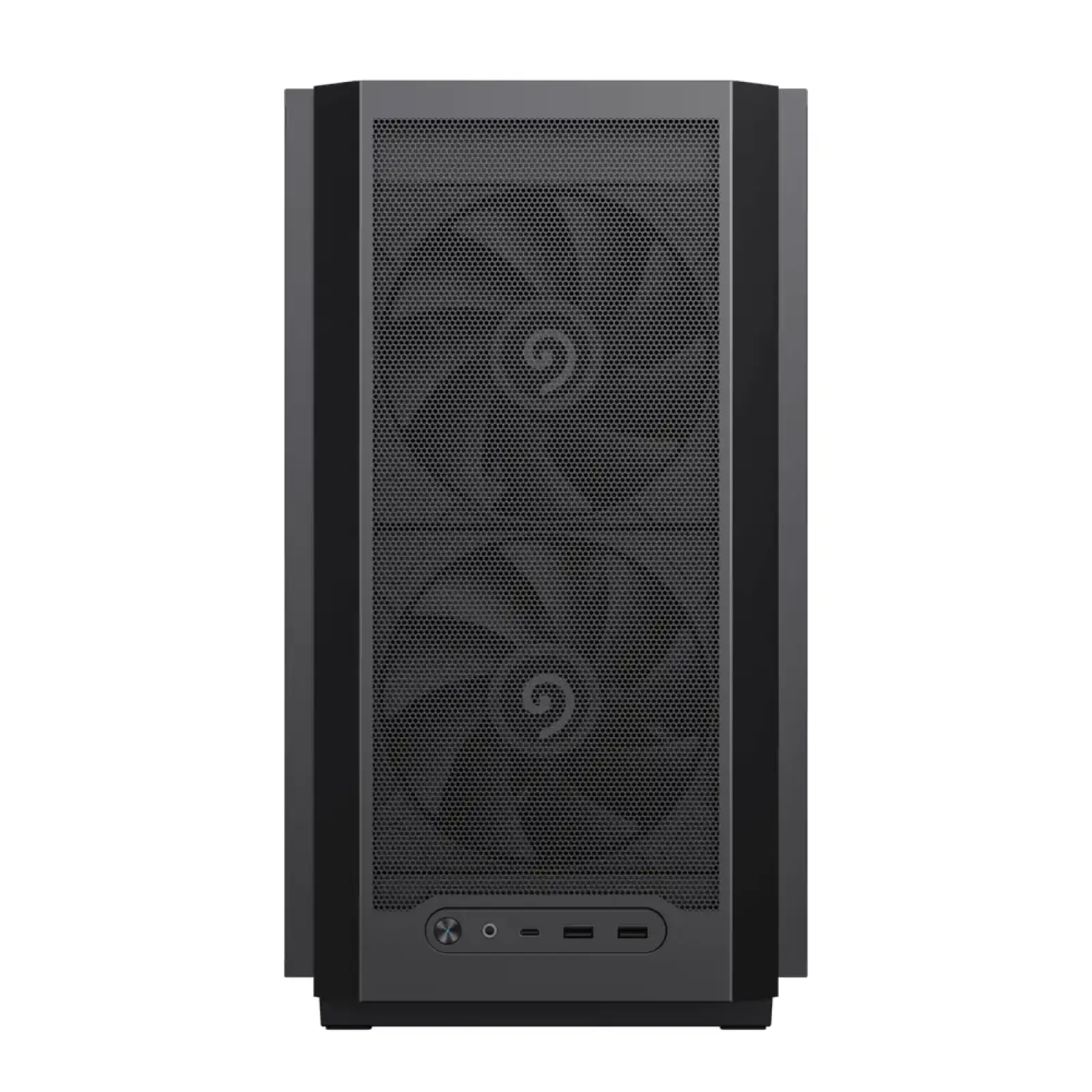 Корпус GAMEMAX Micro ATX без блока живлення, чорний, Mini Tower , M-ATX(200mm), Mini ITX F36 Dark UA