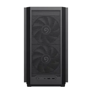 Корпус GAMEMAX Micro ATX без блока живлення, чорний, Mini Tower , M-ATX(200mm), Mini ITX F36 Dark UA