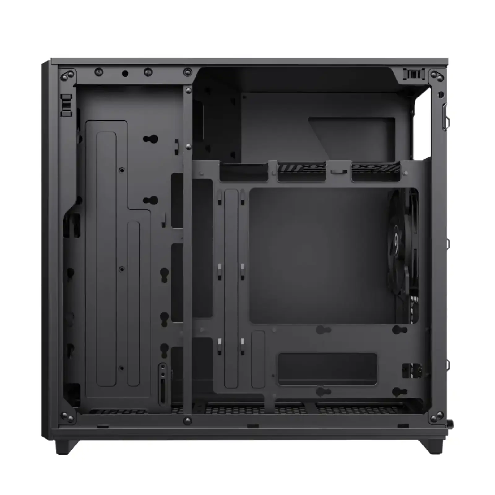 Корпус GAMEMAX Micro ATX без блока живлення, чорний, Mini Tower , M-ATX(200mm), Mini ITX F36 Dark UA