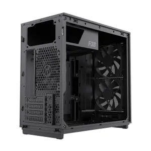 Корпус GAMEMAX Micro ATX без блока живлення, чорний, Mini Tower , M-ATX(200mm), Mini ITX F36 Dark UA