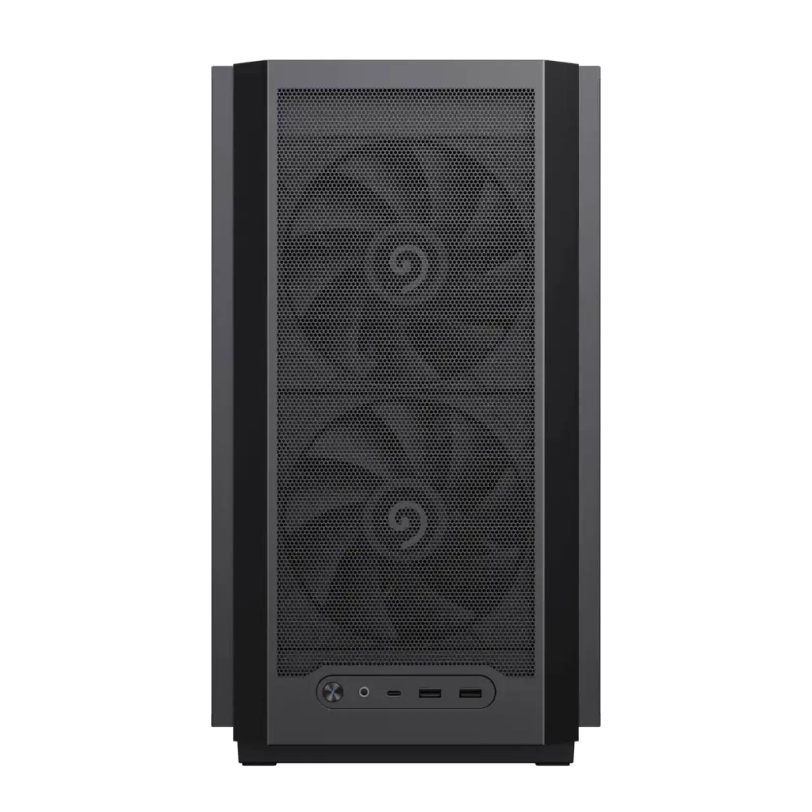 Корпус GAMEMAX Micro ATX без блока живлення, чорний, Mini Tower , M-ATX(200mm), Mini ITX F36 Dark UA