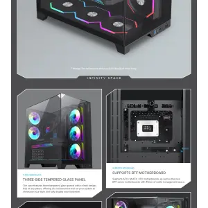 Корпус Gamemax Infinity Plus BK б/БП UA