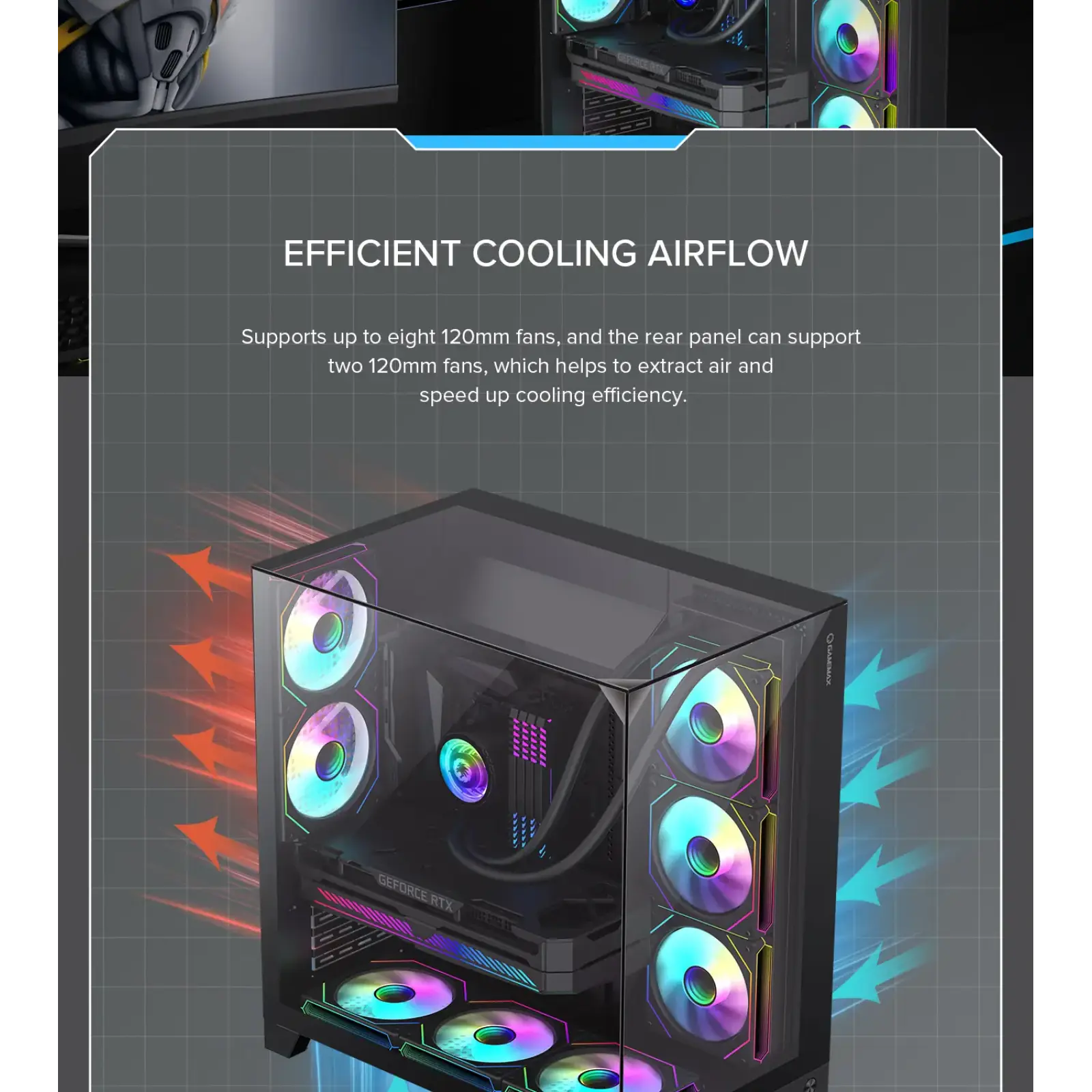 Корпус Gamemax Infinity Plus BK б/БП UA