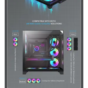 Корпус Gamemax Infinity Plus BK б/БП UA