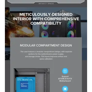 Корпус Gamemax Infinity Plus BK б/БП UA