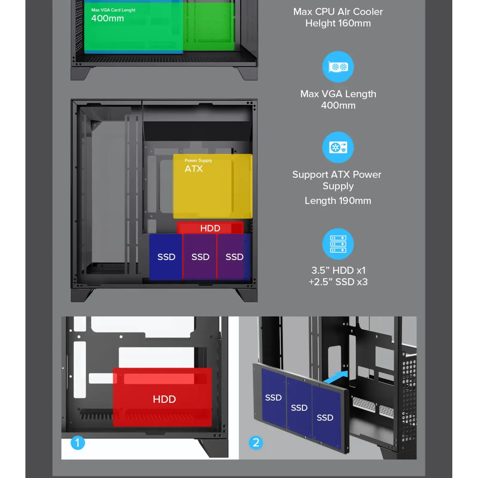 Корпус Gamemax Infinity Plus BK б/БП UA