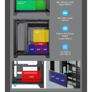 Корпус Gamemax Infinity Plus BK б/БП UA