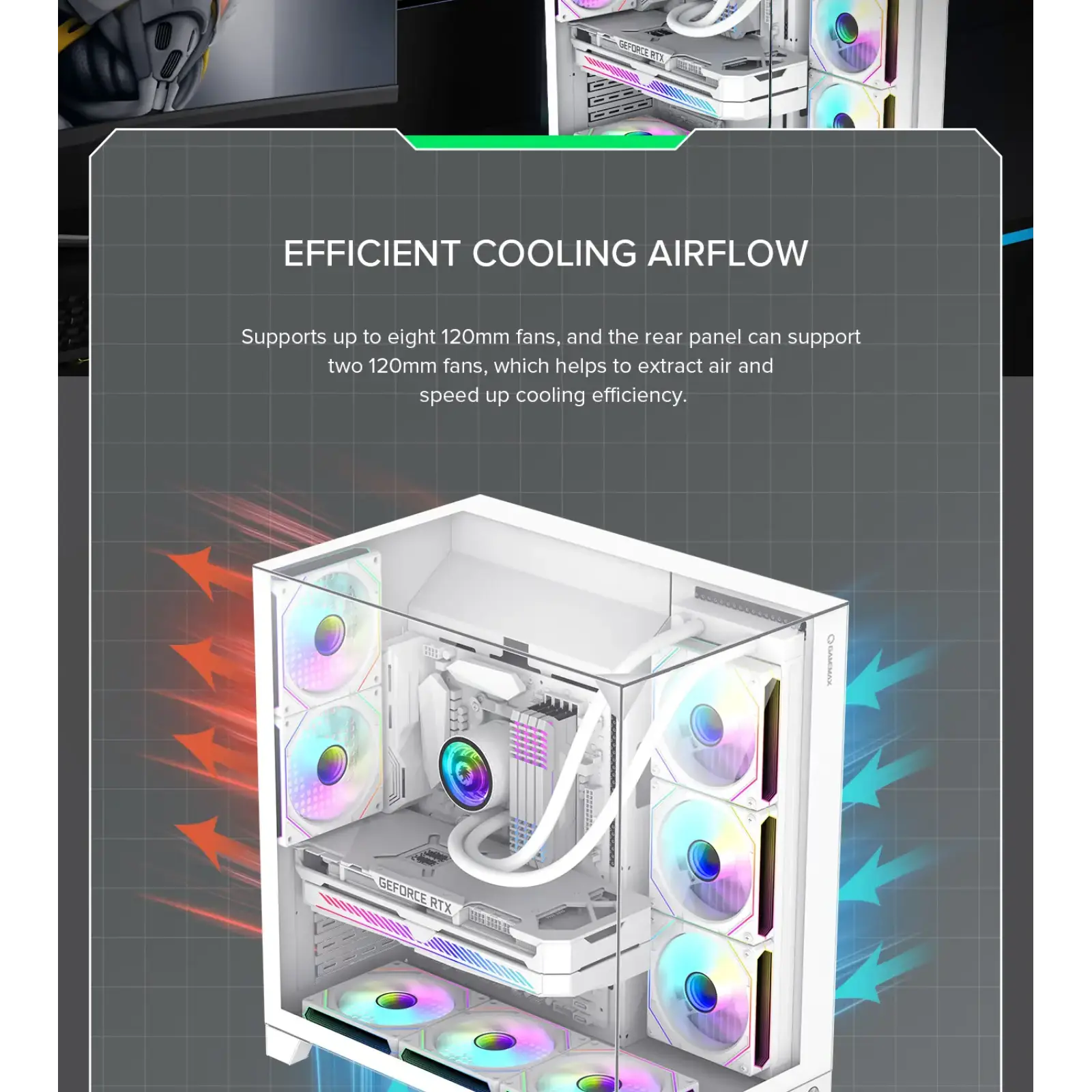 Корпус Gamemax Infinity Plus WH б/БП UA