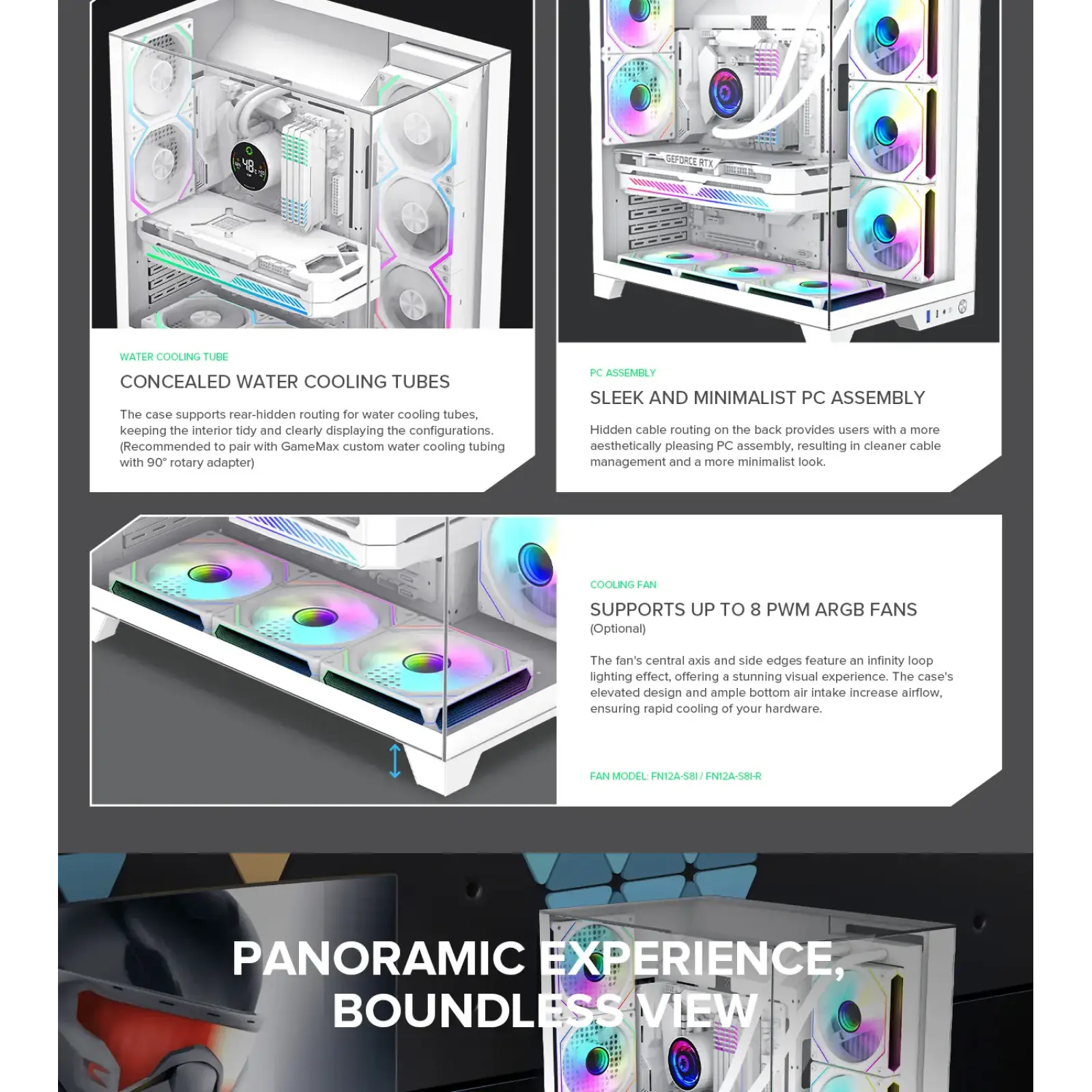 Корпус Gamemax Infinity Plus WH б/БП UA