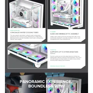 Корпус Gamemax Infinity Plus WH б/БП UA