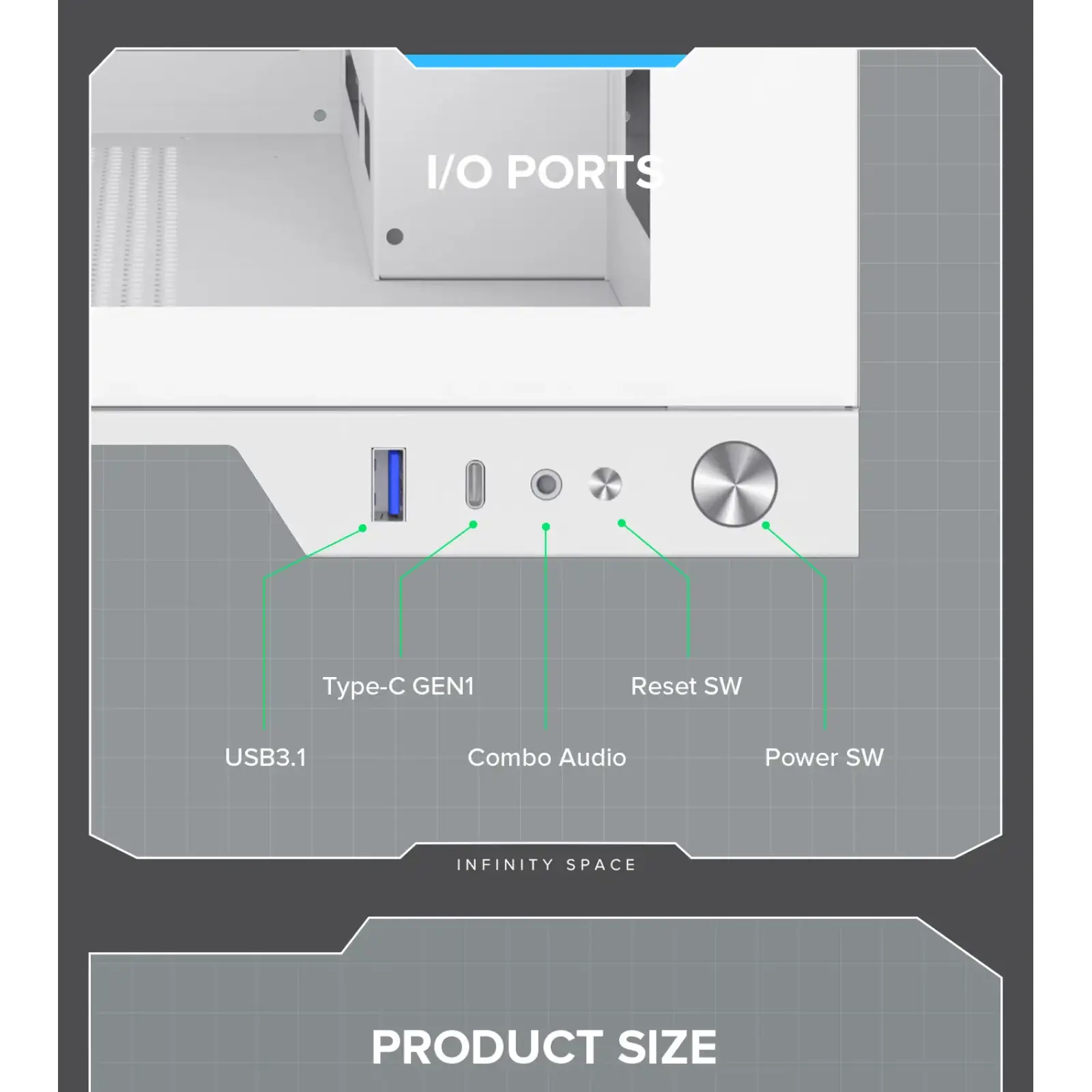 Корпус Gamemax Infinity Plus WH б/БП UA