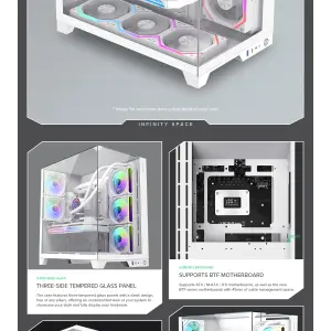 Корпус Gamemax Infinity Plus WH б/БП UA
