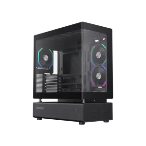 Корпус GAMEMAX Midi ATX без блока живлення,ATX, M-ATX,ITX,Support BTF,Tempered Glass,Mesh,USB N80 BK UA
