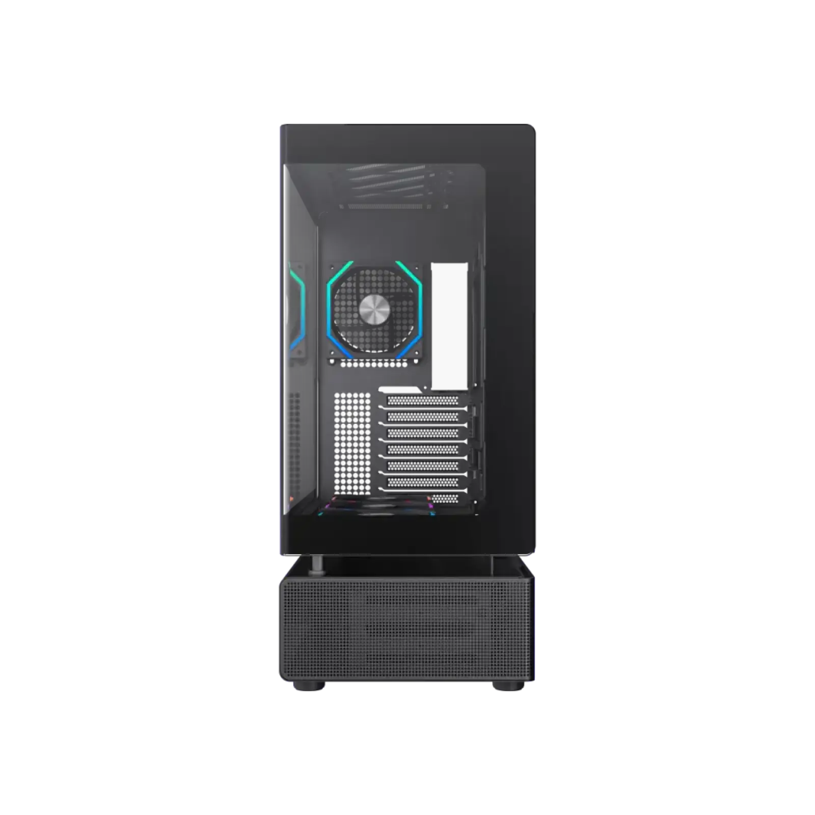 Корпус GAMEMAX Midi ATX без блока живлення,ATX, M-ATX,ITX,Support BTF,Tempered Glass,Mesh,USB N80 BK UA