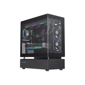 Корпус GAMEMAX Midi ATX без блока живлення,ATX, M-ATX,ITX,Support BTF,Tempered Glass,Mesh,USB N80 BK UA