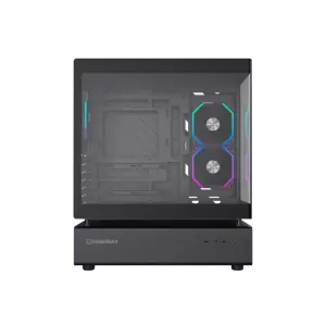 Корпус GAMEMAX Midi ATX без блока живлення,ATX, M-ATX,ITX,Support BTF,Tempered Glass,Mesh,USB N80 BK UA