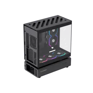 Корпус GAMEMAX Midi ATX без блока живлення,ATX, M-ATX,ITX,Support BTF,Tempered Glass,Mesh,USB N80 BK UA