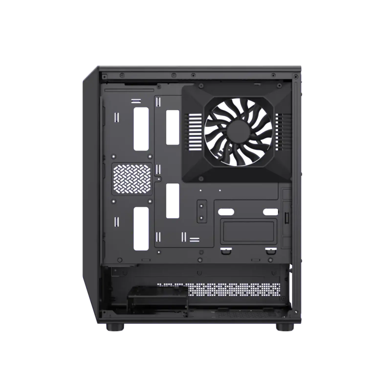 Корпус GAMEMAX комп'ютерний Midi ATX без блока живлення ATX, M-ATX, ITX, Tempered Glass, COC Turbo Fan Vista COC AB UA