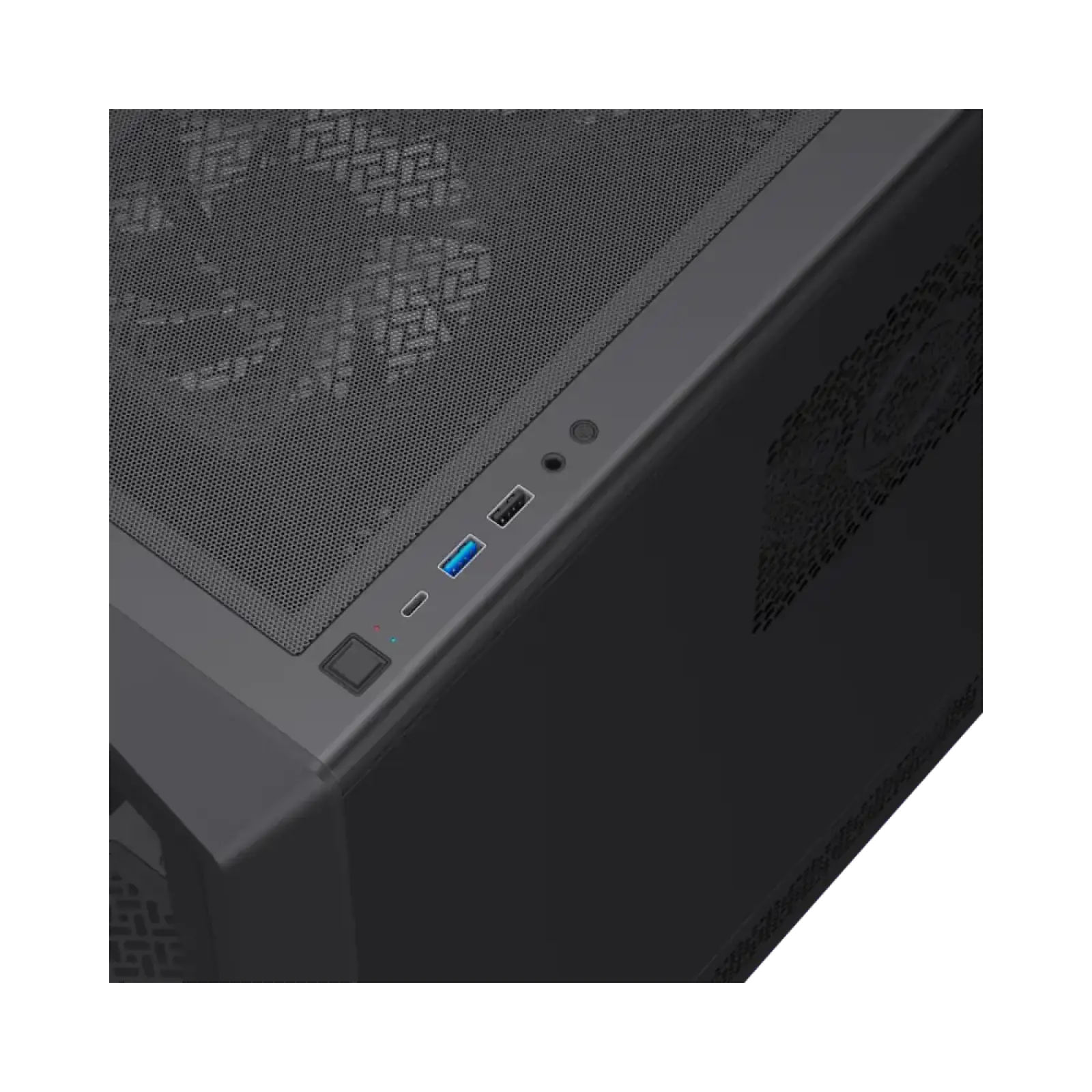 Корпус GAMEMAX комп'ютерний Midi ATX без блока живлення ATX, M-ATX, ITX, Tempered Glass, COC Turbo Fan Vista COC AB UA