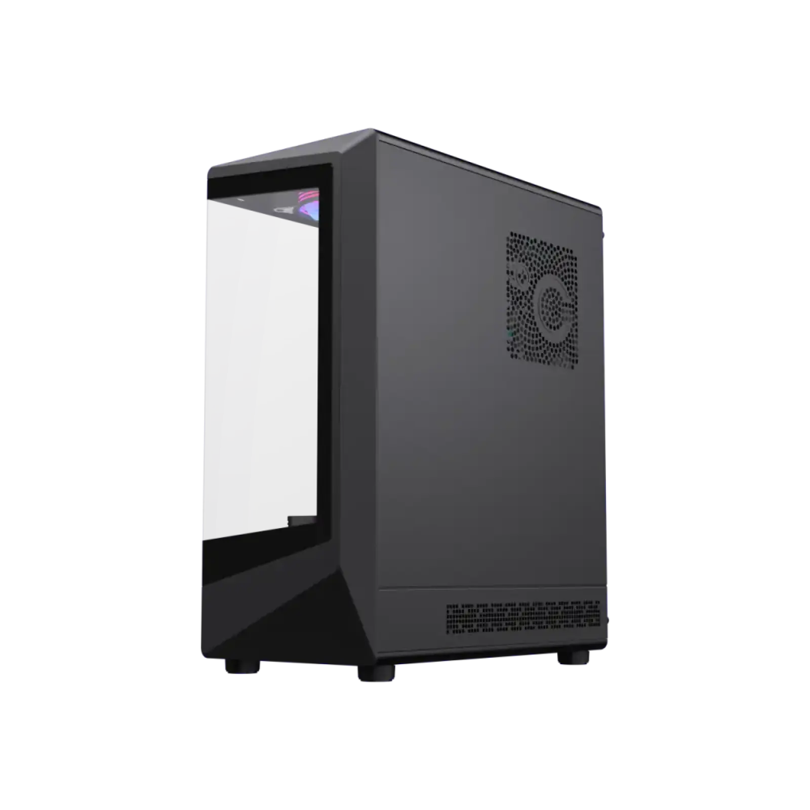 Корпус GAMEMAX комп'ютерний Midi ATX без блока живлення ATX, M-ATX, ITX, Tempered Glass, COC Turbo Fan Vista COC AB UA