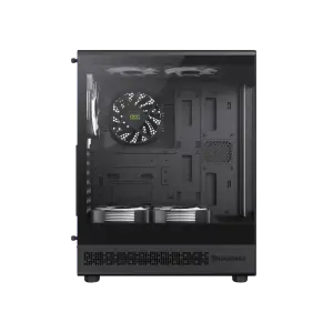 Корпус GAMEMAX комп'ютерний Midi ATX без блока живлення ATX, M-ATX, ITX, Tempered Glass, COC Turbo Fan Vista COC AB UA
