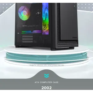 Корпус GAMEMAX комп'ютерний Midi ATX без блока живлення ATX,M-ATX,ITX,ABS ,Mesh,USB3.0x2,Type-C(Gen2) P30 BK UA