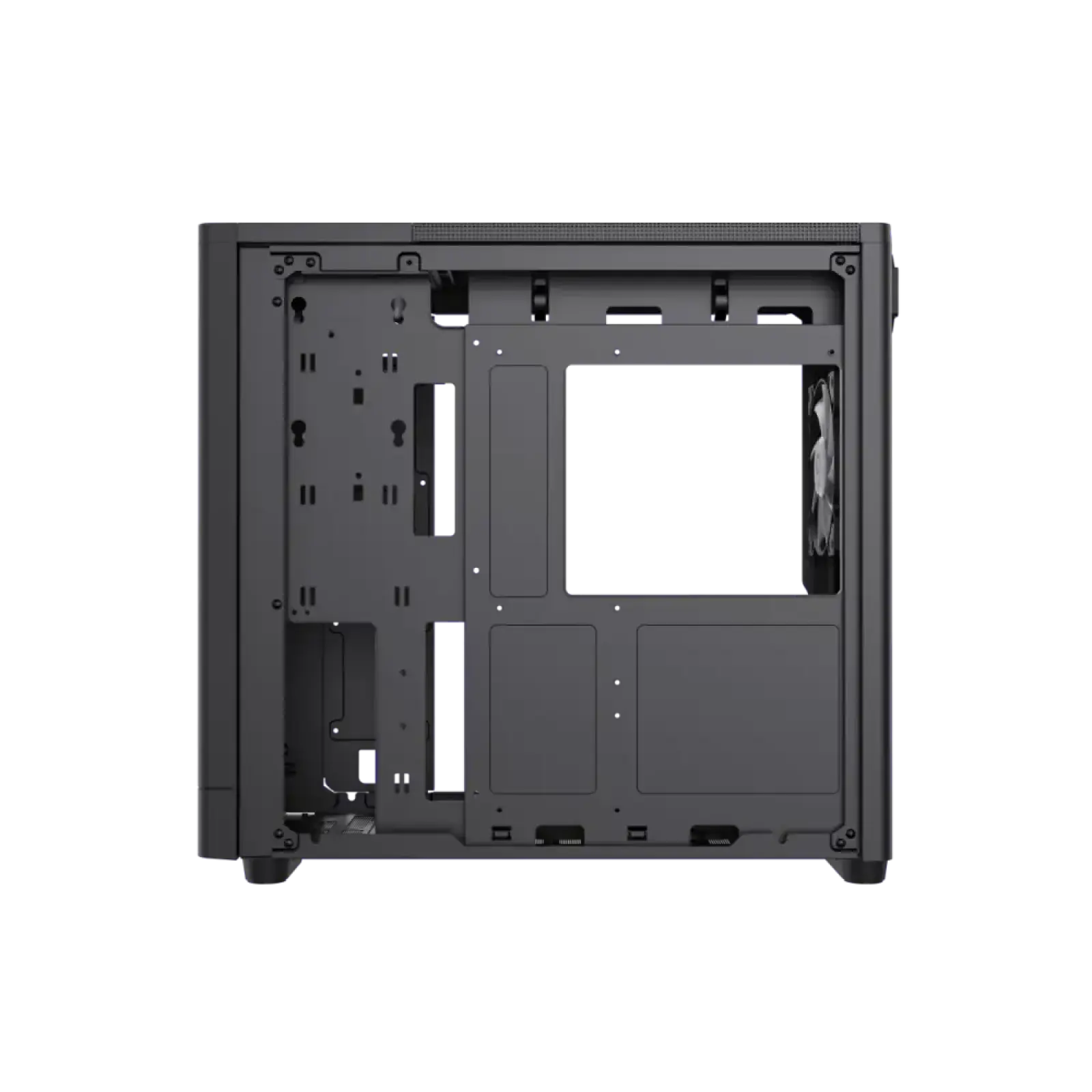 Корпус GAMEMAX комп'ютерний Midi ATX без блока живлення ATX,M-ATX,ITX,ABS ,Mesh,USB3.0x2,Type-C(Gen2) P30 BK UA