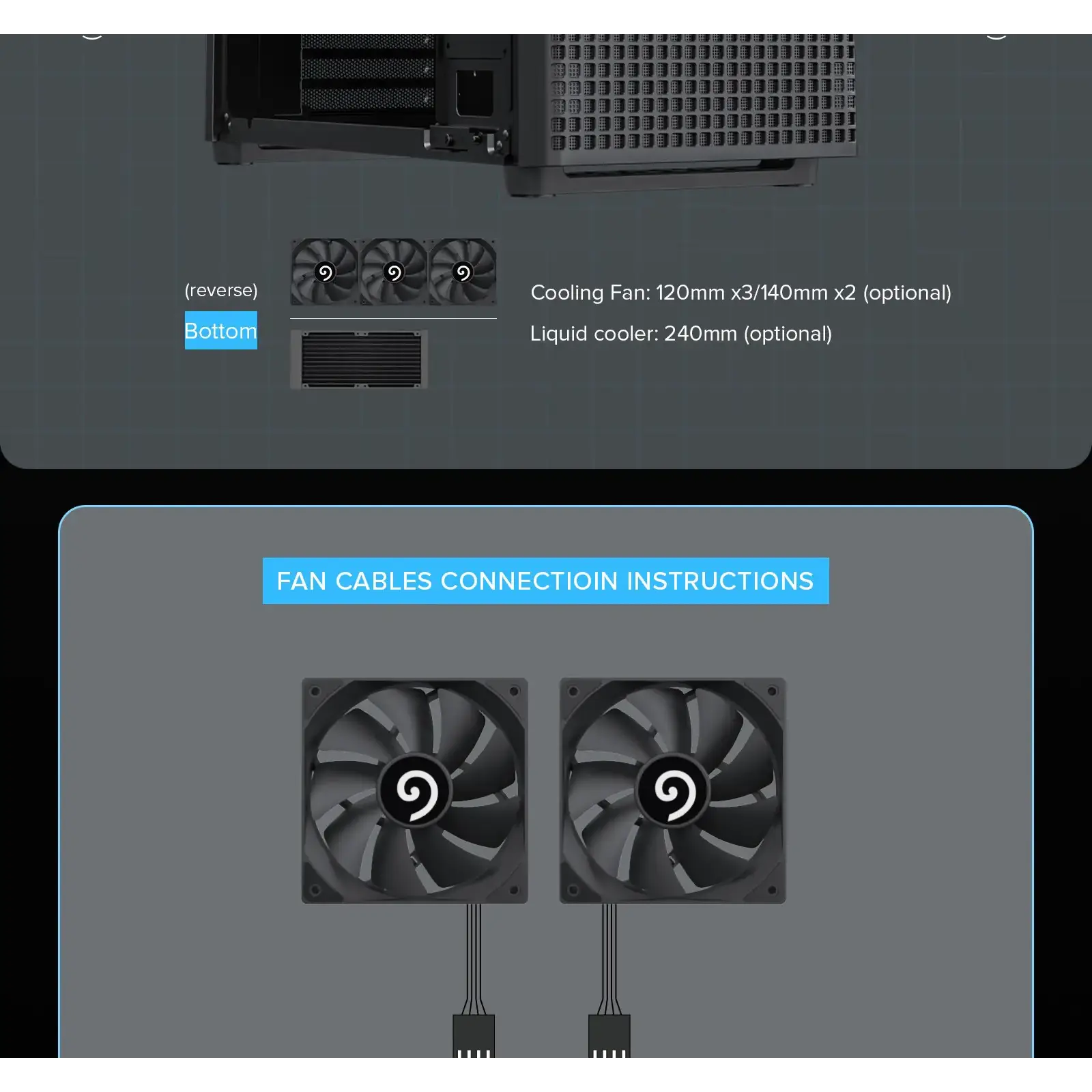 Корпус GAMEMAX комп'ютерний Midi ATX без блока живлення ATX,M-ATX,ITX,ABS ,Mesh,USB3.0x2,Type-C(Gen2) P31 BK UA