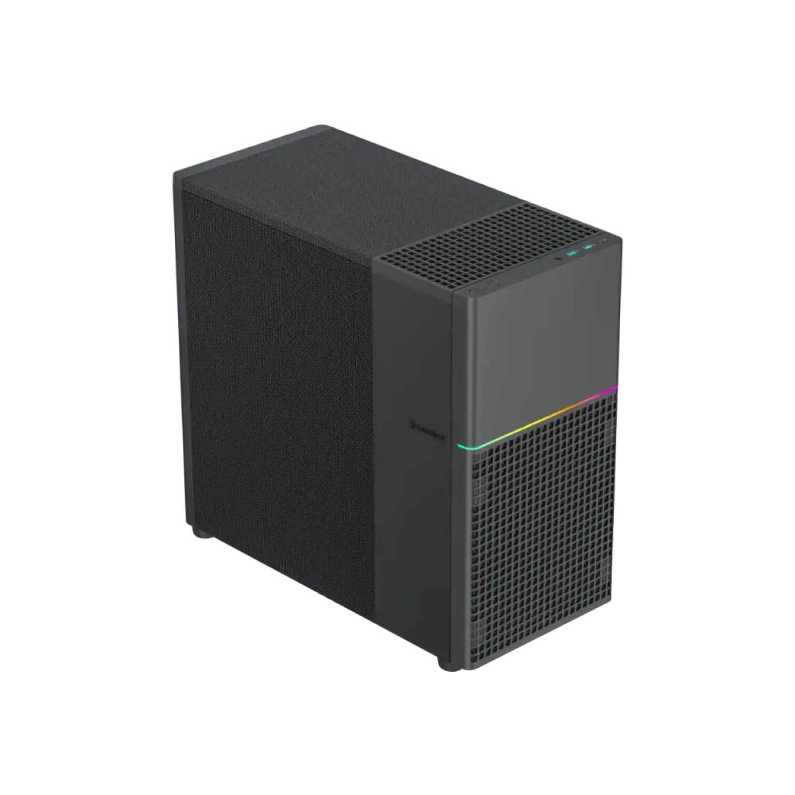 Корпус GAMEMAX комп'ютерний Midi ATX без блока живлення ATX,M-ATX,ITX,ABS ,Mesh,USB3.0x2,Type-C(Gen2) P31 BK UA