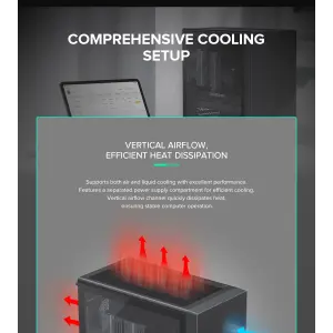 Корпус GAMEMAX комп'ютерний Mini Tower без блока живлення M-ATX, ITX,Tempered Glass,Mesh,USB2.0x1,USB3.0x1,T Focus MB UA