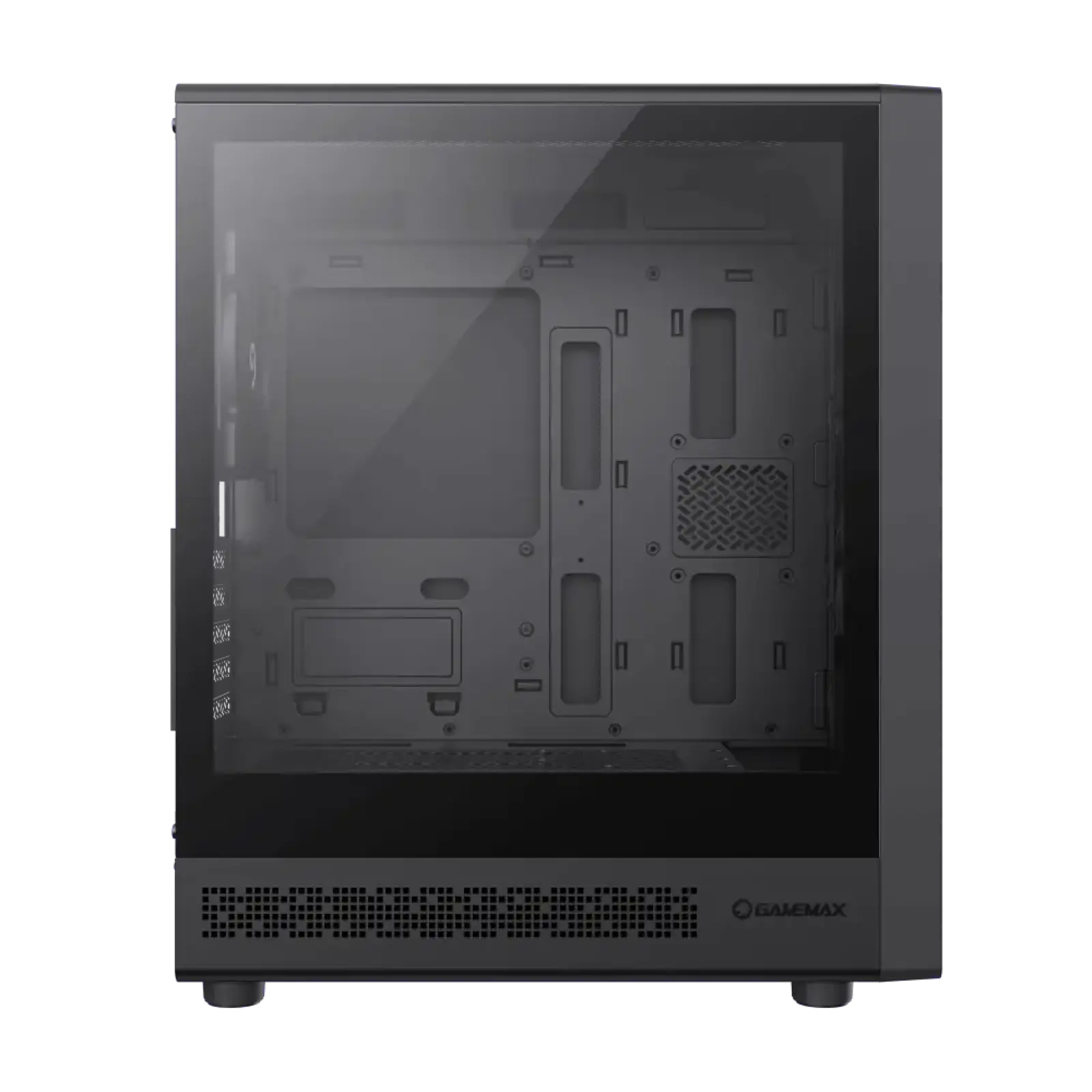 Корпус GAMEMAX комп'ютерний Mini Tower без блока живлення M-ATX, ITX,Tempered Glass,Mesh,USB2.0x1,USB3.0x1,T Focus MB UA