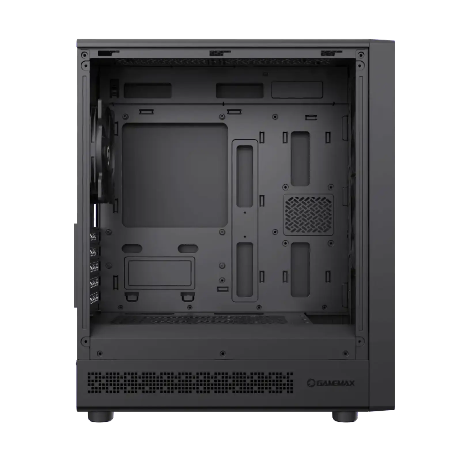 Корпус GAMEMAX комп'ютерний Mini Tower без блока живлення M-ATX, ITX,Tempered Glass,Mesh,USB2.0x1,USB3.0x1,T Focus MB UA