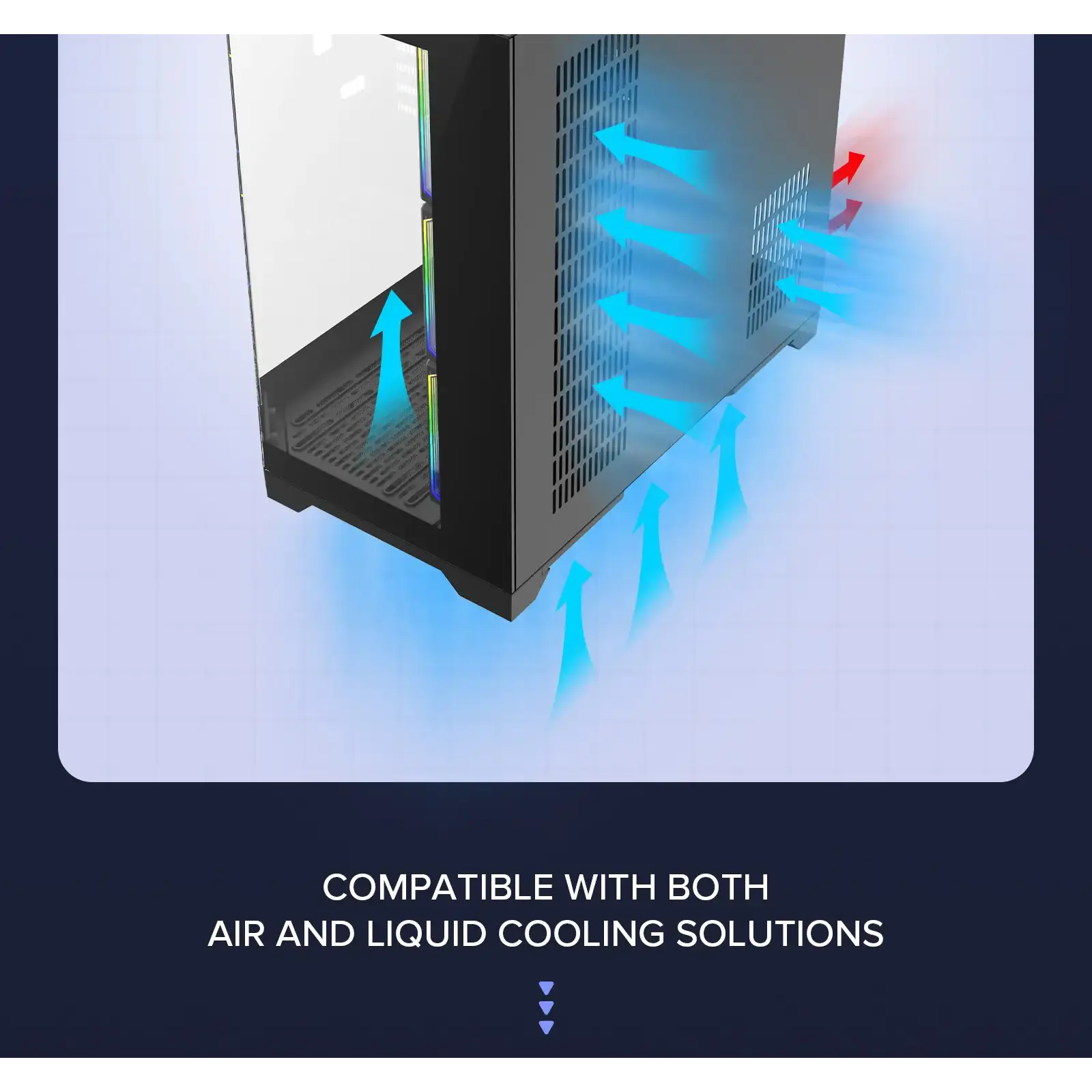 Корпус GAMEMAX комп'ютерний Midi ATX без блока живлення X,M-ATX, ITX,Tempered Glass,Metal cover, USB2.0x1 HYPE-A Black UA