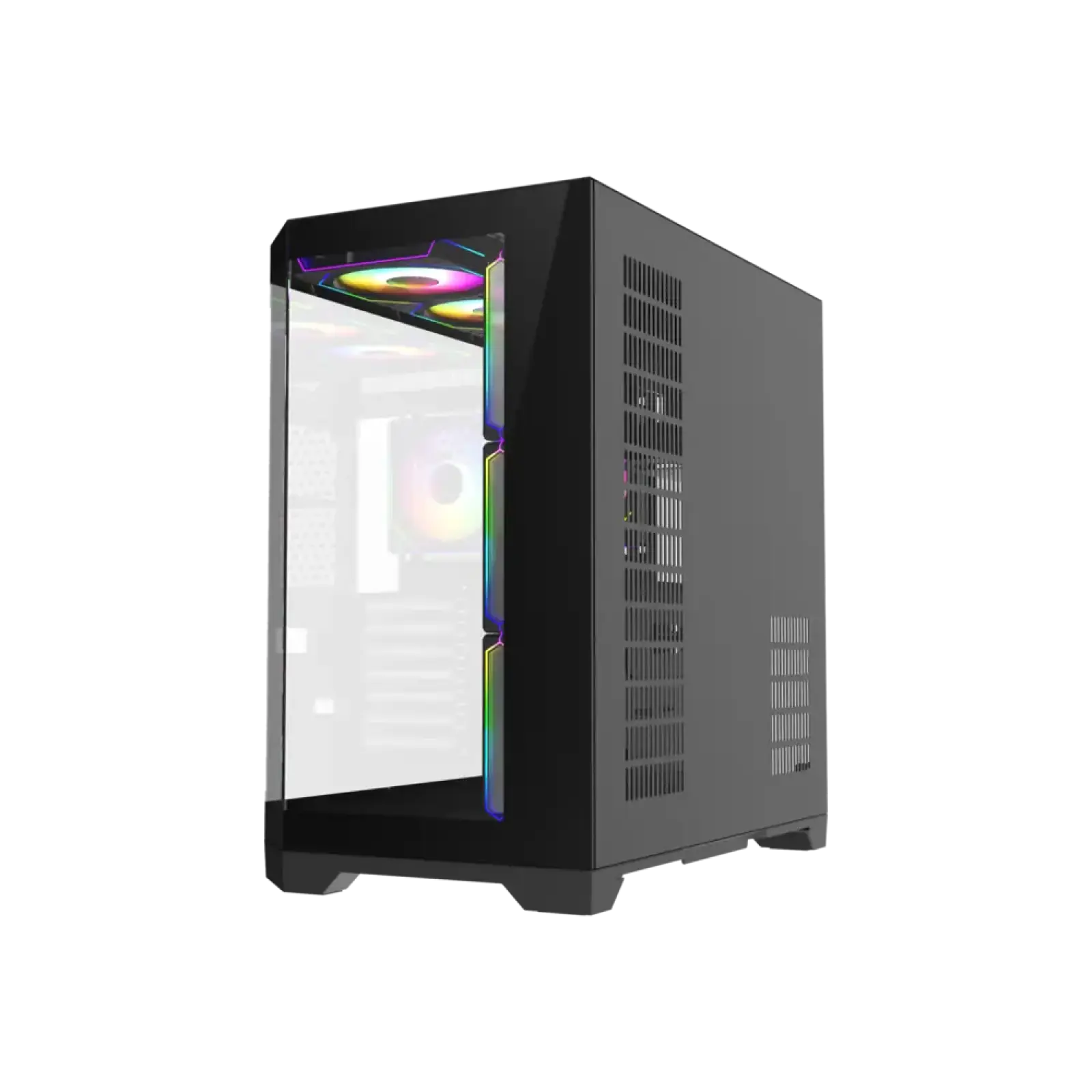 Корпус GAMEMAX комп'ютерний Midi ATX без блока живлення X,M-ATX, ITX,Tempered Glass,Metal cover, USB2.0x1 HYPE-A Black UA