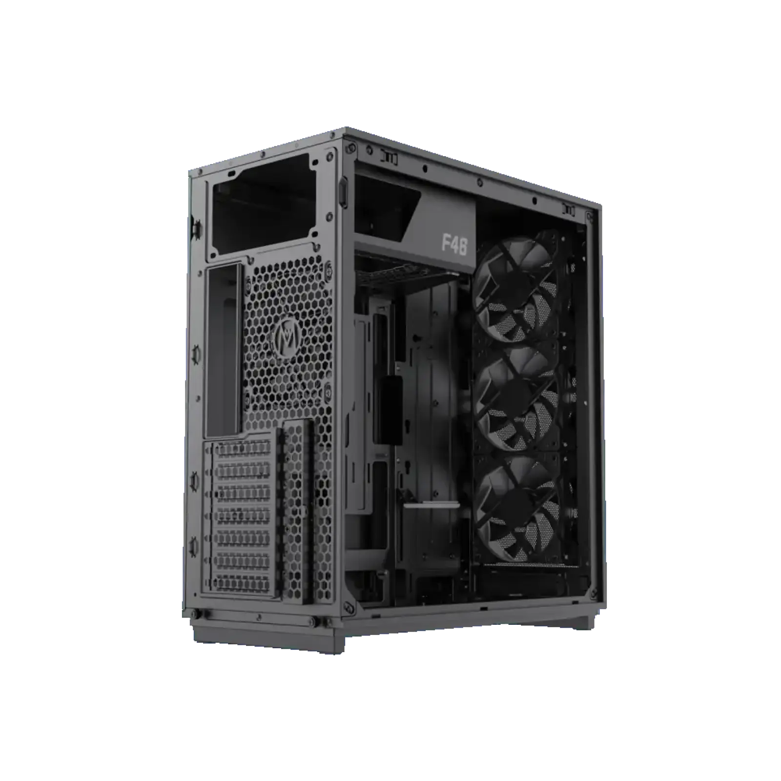 Корпус GAMEMAX комп'ютерний Midi ATX без блока живлення X,M-ATX,ITX. (Support BTF),Mesh,USB F46 Dark UA