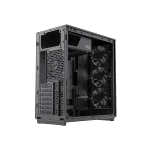 Корпус GAMEMAX комп'ютерний Midi ATX без блока живлення X,M-ATX,ITX. (Support BTF),Mesh,USB F46 Dark UA