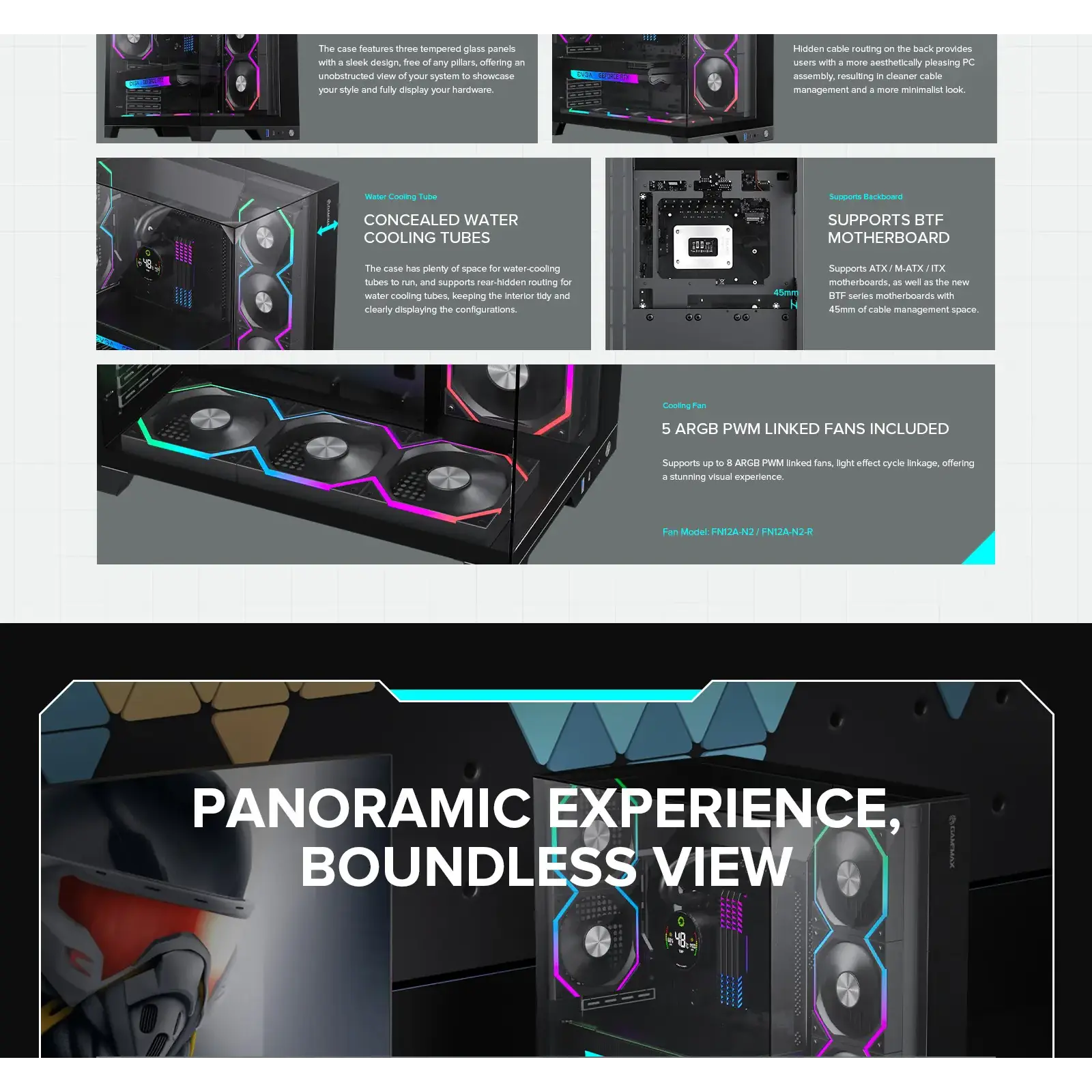 Корпус Gamemax Infinity Pro BK б/БП UA