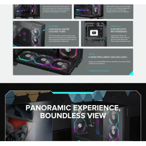 Корпус Gamemax Infinity Pro BK б/БП UA