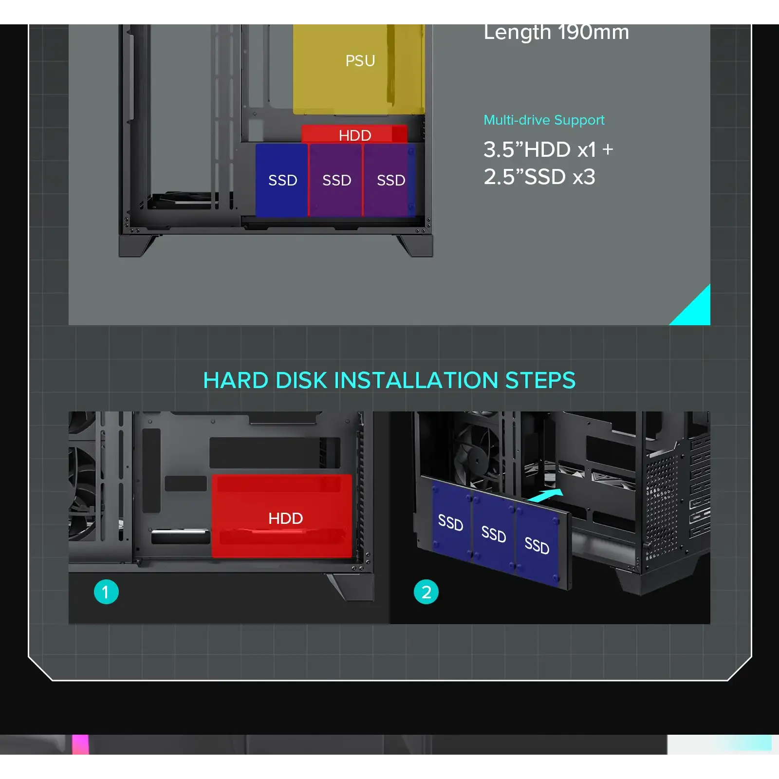 Корпус Gamemax Infinity Pro BK б/БП UA