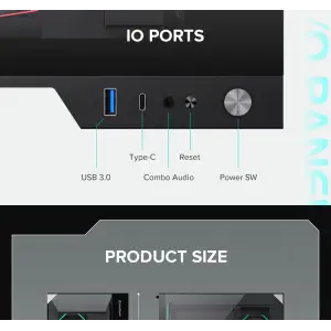 Корпус Gamemax Infinity Pro BK б/БЖ UA