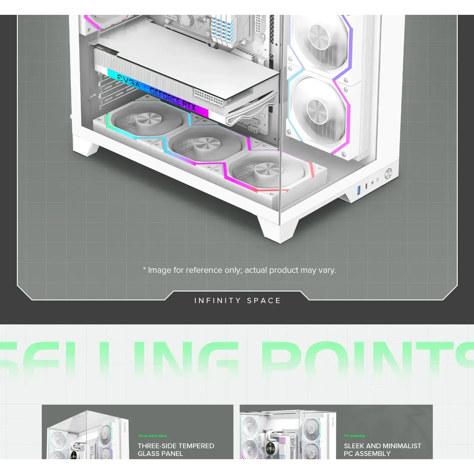 Корпус Gamemax Infinity Pro WH б/БП UA