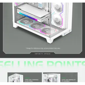 Корпус Gamemax Infinity Pro WH б/БП UA