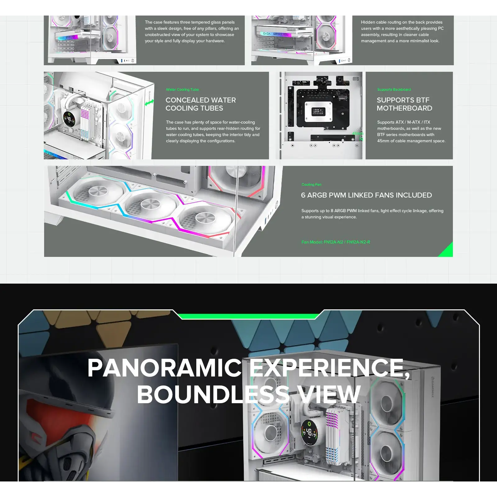 Корпус Gamemax Infinity Pro WH б/БП UA