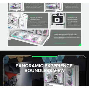 Корпус Gamemax Infinity Pro WH б/БП UA