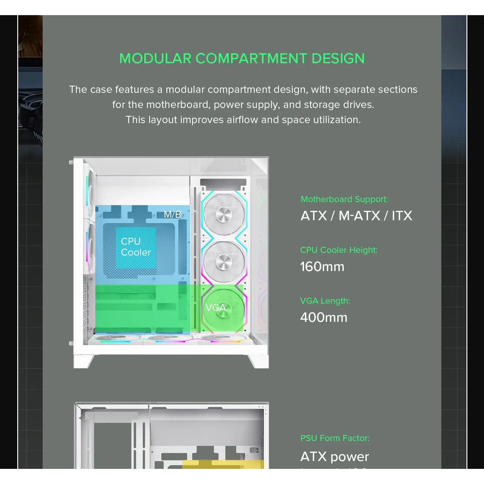 Корпус Gamemax Infinity Pro WH б/БП UA